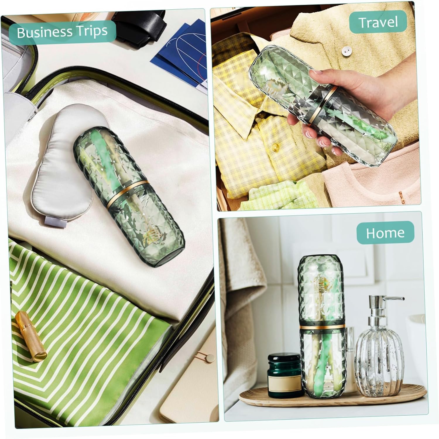 Niyangle Sturdy Travel Case for Toothbrush More