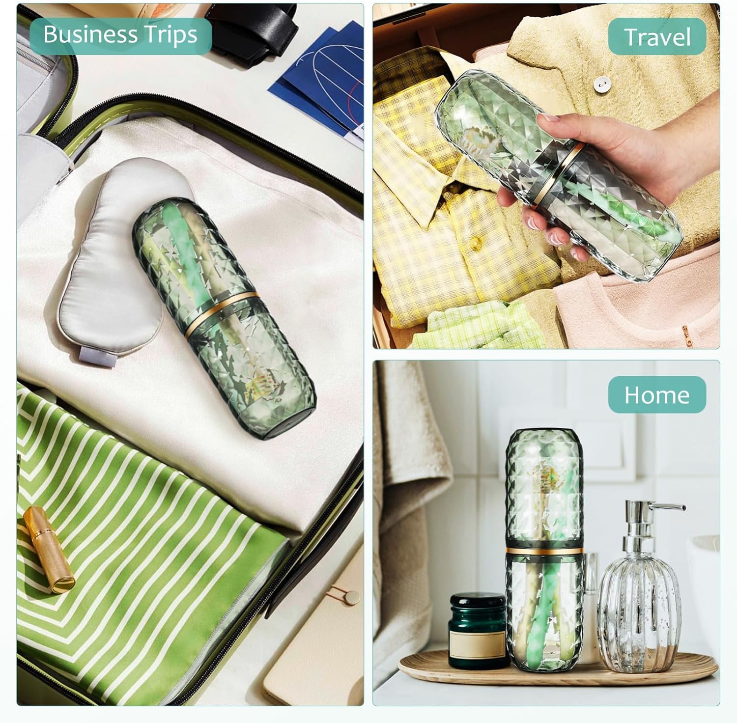 NOLITOY Travel Toothbrush Holder