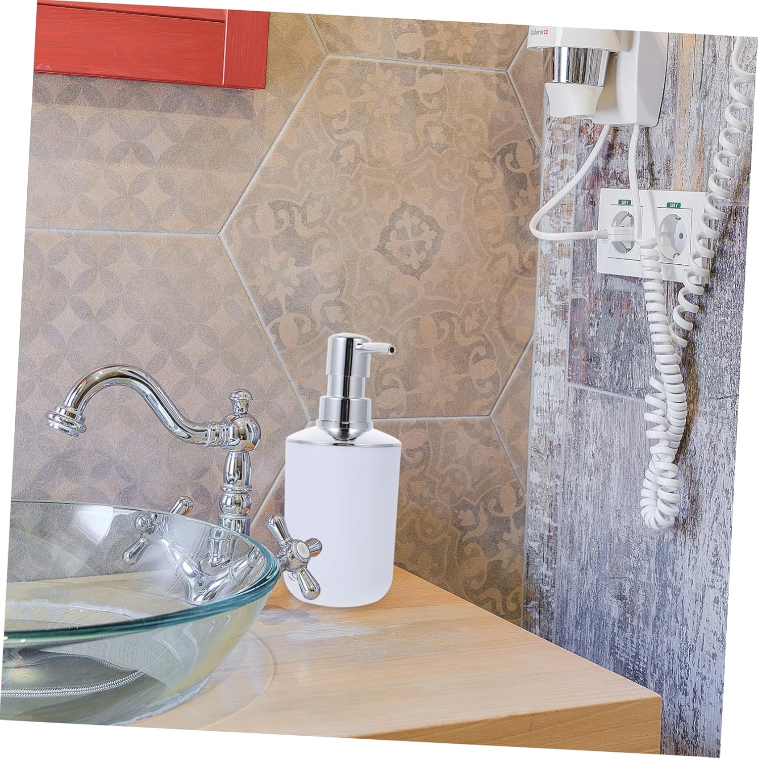 VALICLUD 1Set Plastic Bathroom Accessories Soap Plate Lotion Bottle Toothbrush Holder
