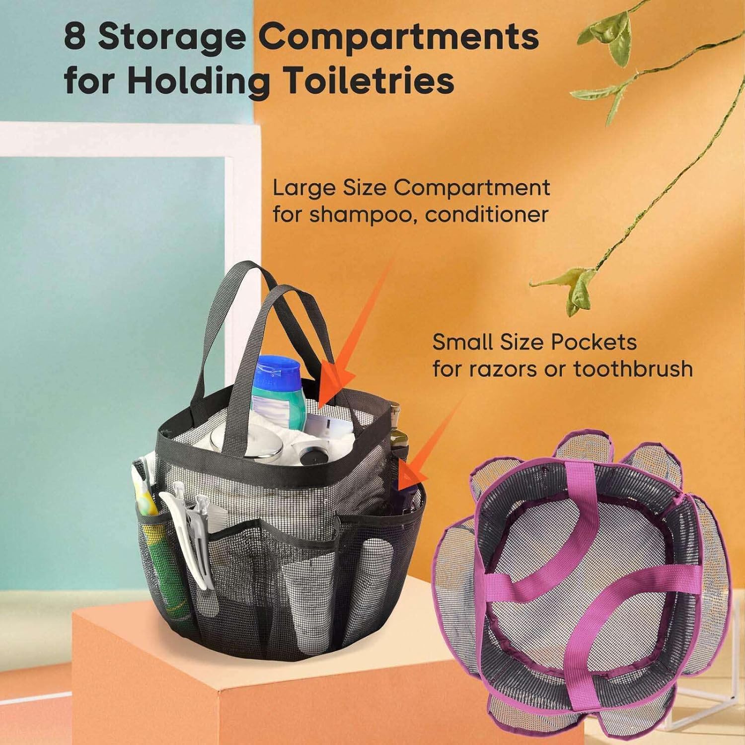 Portable Mesh Shower Caddy
